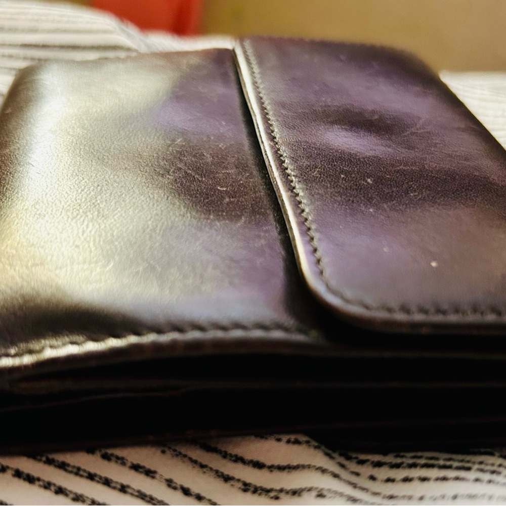 Celine Multi Compartment Luxury Brown Leather Bifold Wallet Classic - Picture 6 of 10